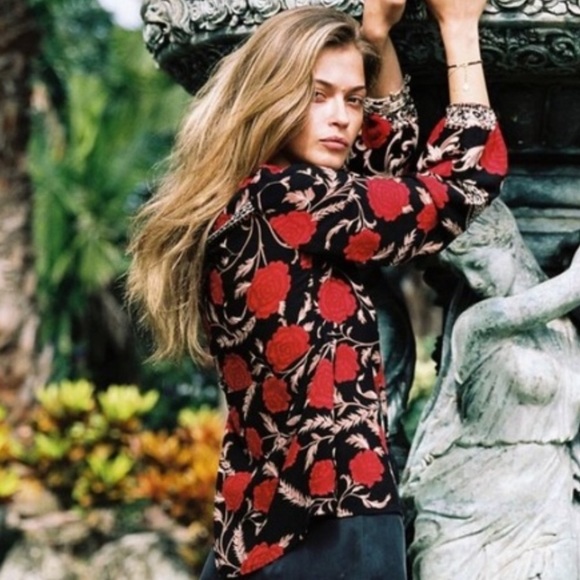 Arnhem Tops - Arnhem Rose Floral Blouse